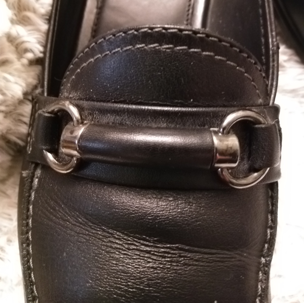 Ecco supple leather slip on shoes - Picture 4 of 13